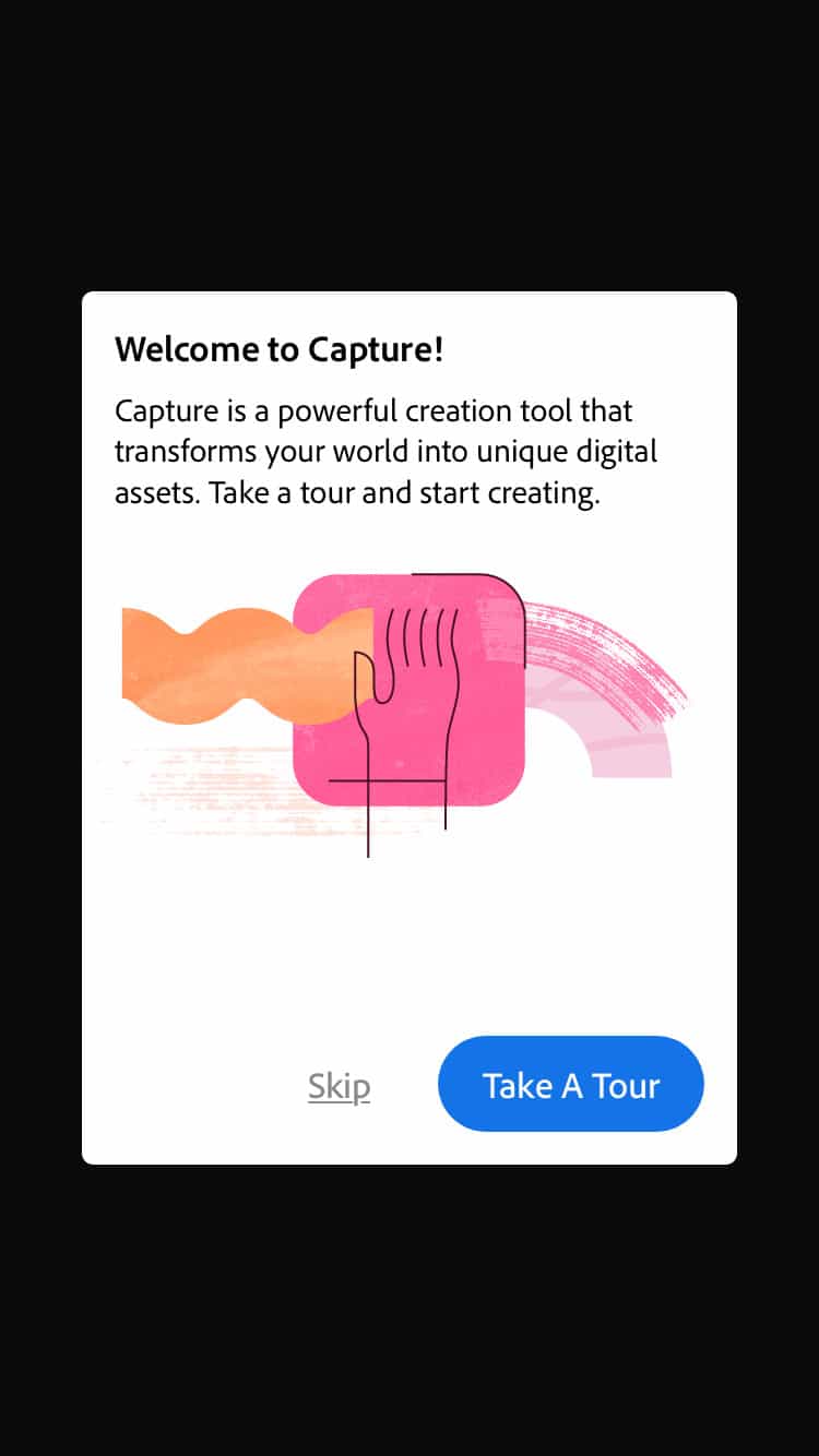 Launch screen on iOS by AdobeCapture from UIGarage